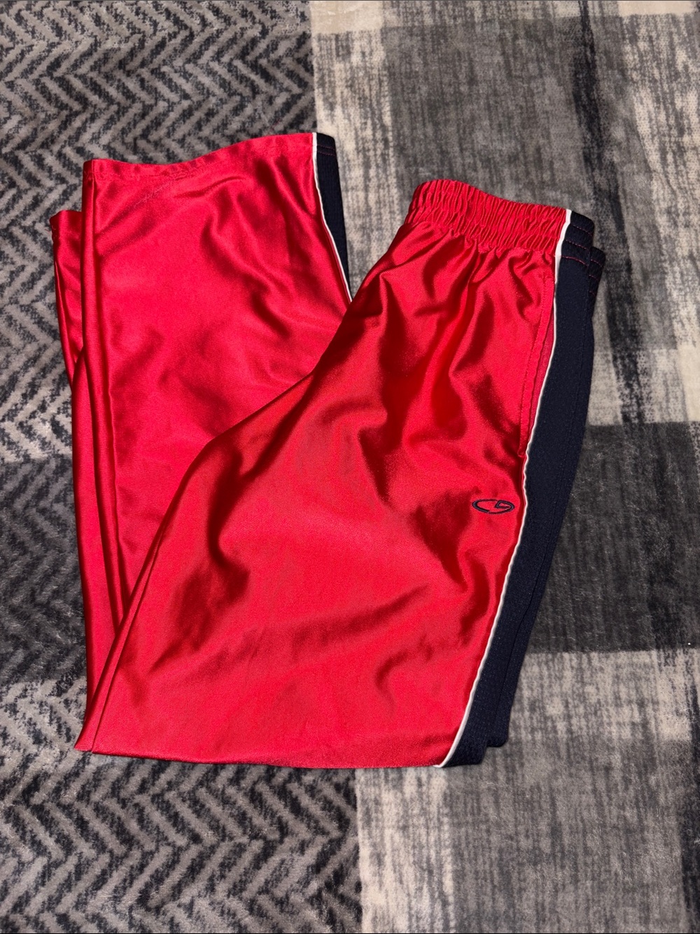 C9 by Champion Red Joggers with Navy Side Panels